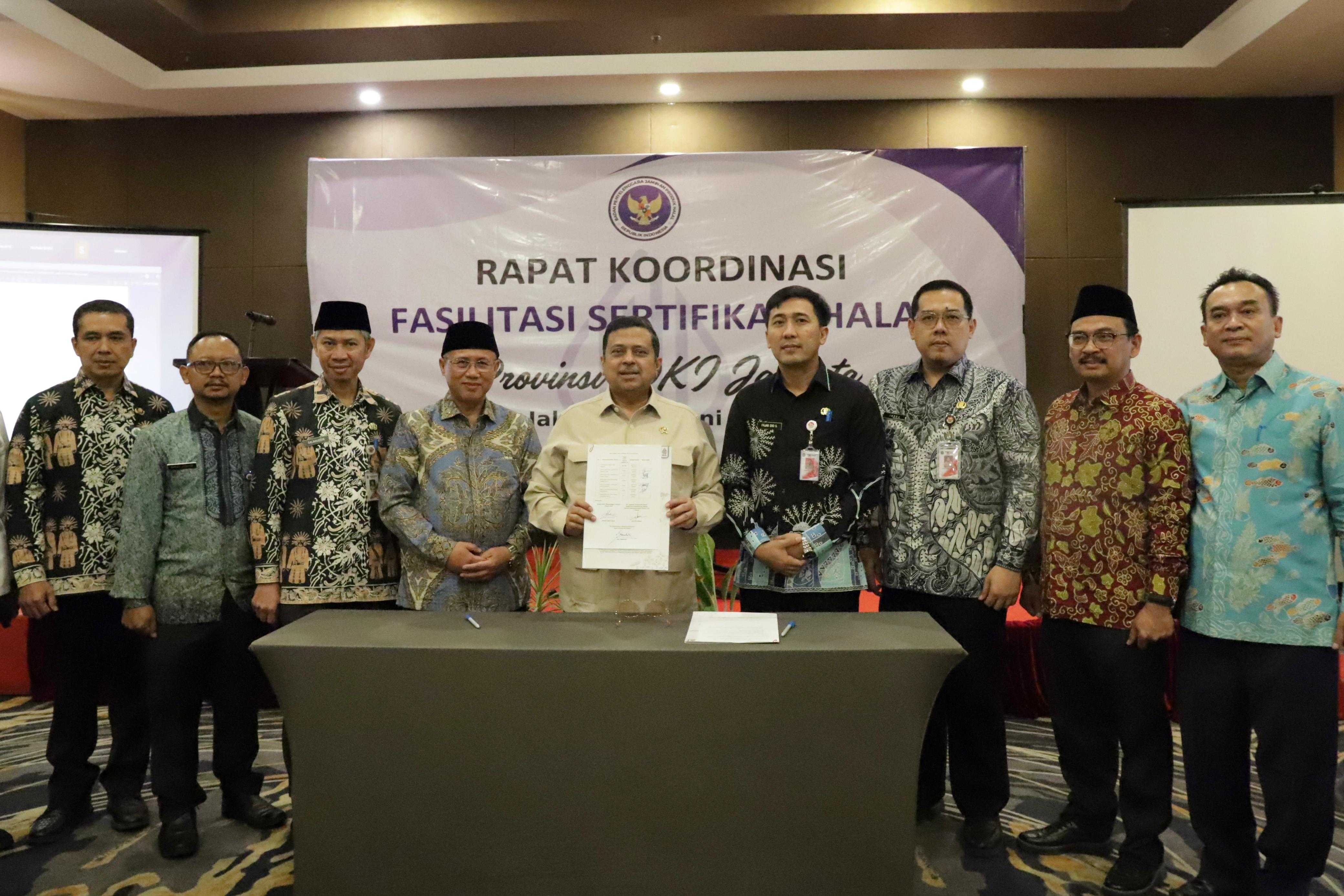 BPJPH dan Pemprov Jakarta Tandatangani Komitmen Fasilitasi Sertifikasi Halal 