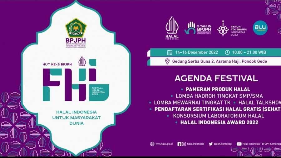Kemenag Gelar Festival Halal Indonesia, Ada Pendaftaran Sertifikasi Gratis