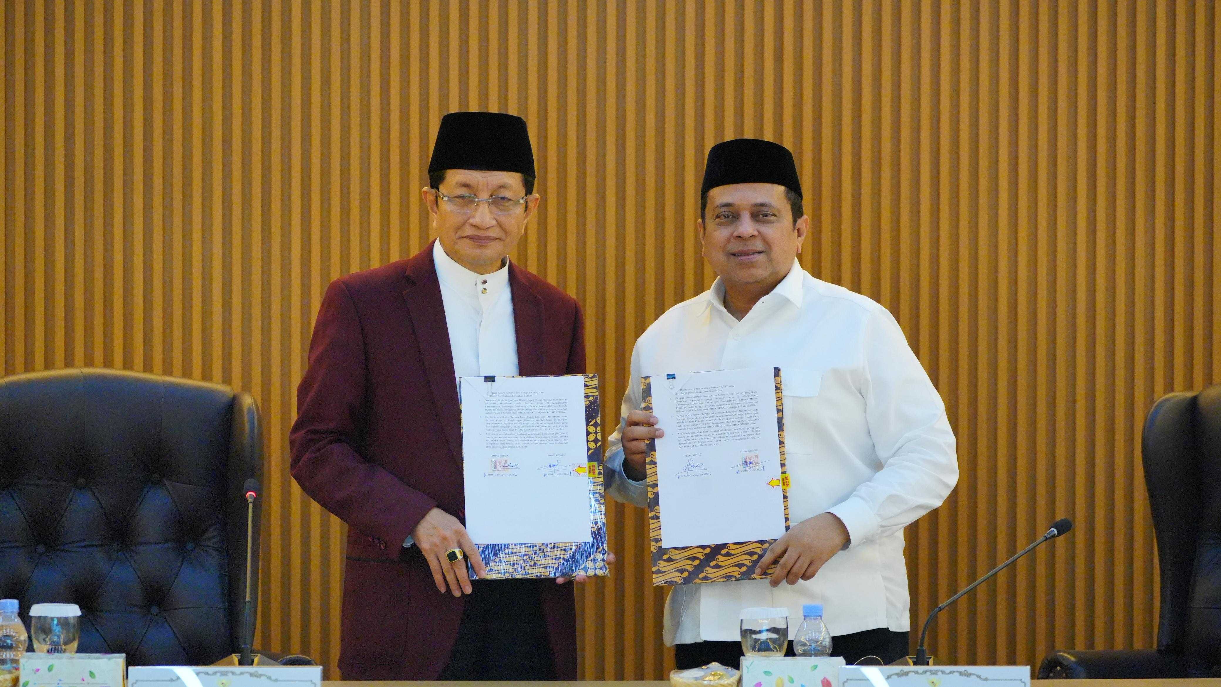 Transformasi Kelembagaan, BPJPH dan Kemenag Serah Terima Likuidasi Aset dan Kewajiban