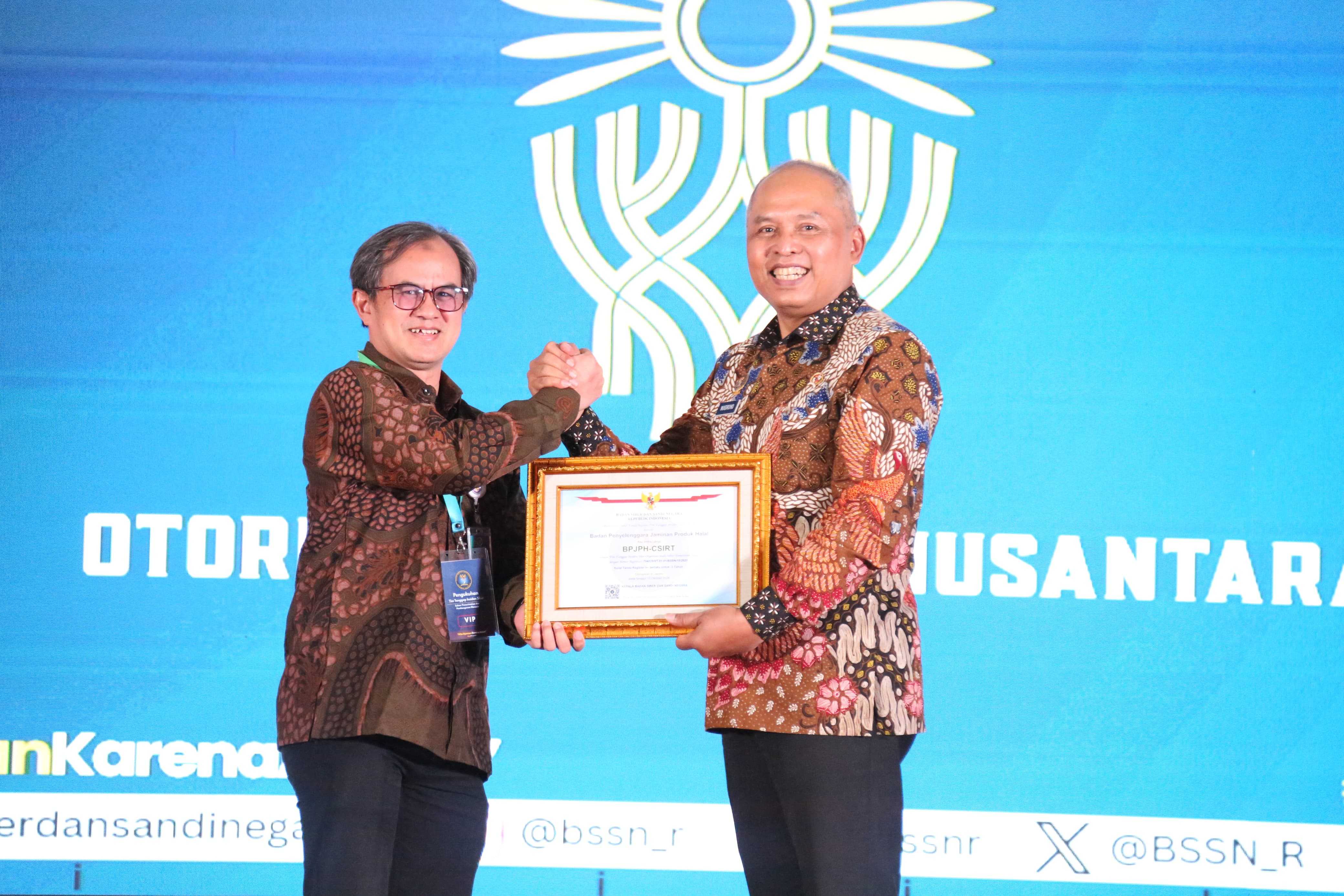 Perkuat Sistem Layanan, BSSN Kukuhkan Tim Tanggap Insiden Siber BPJPH