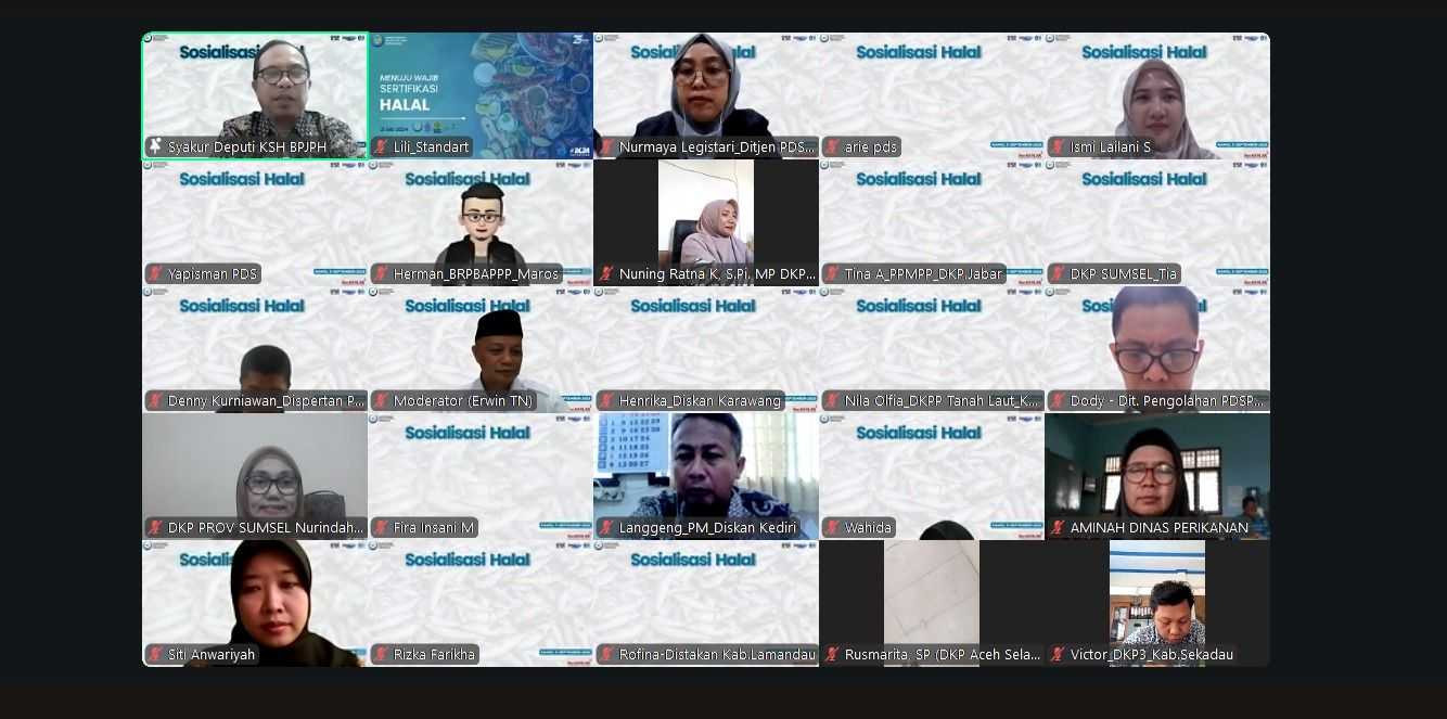 BPJPH-KKP Dorong Sertifikasi Halal Produk Perikanan