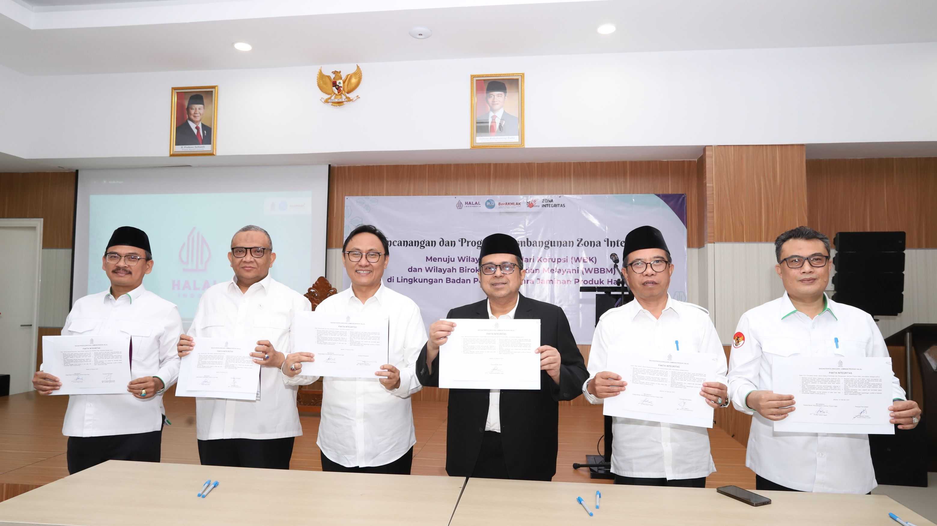 BPJPH Canangkan Zona Integritas, Menuju Wilayah Bebas Korupsi serta Wilayah Birokrasi Bersih dan Melayani 