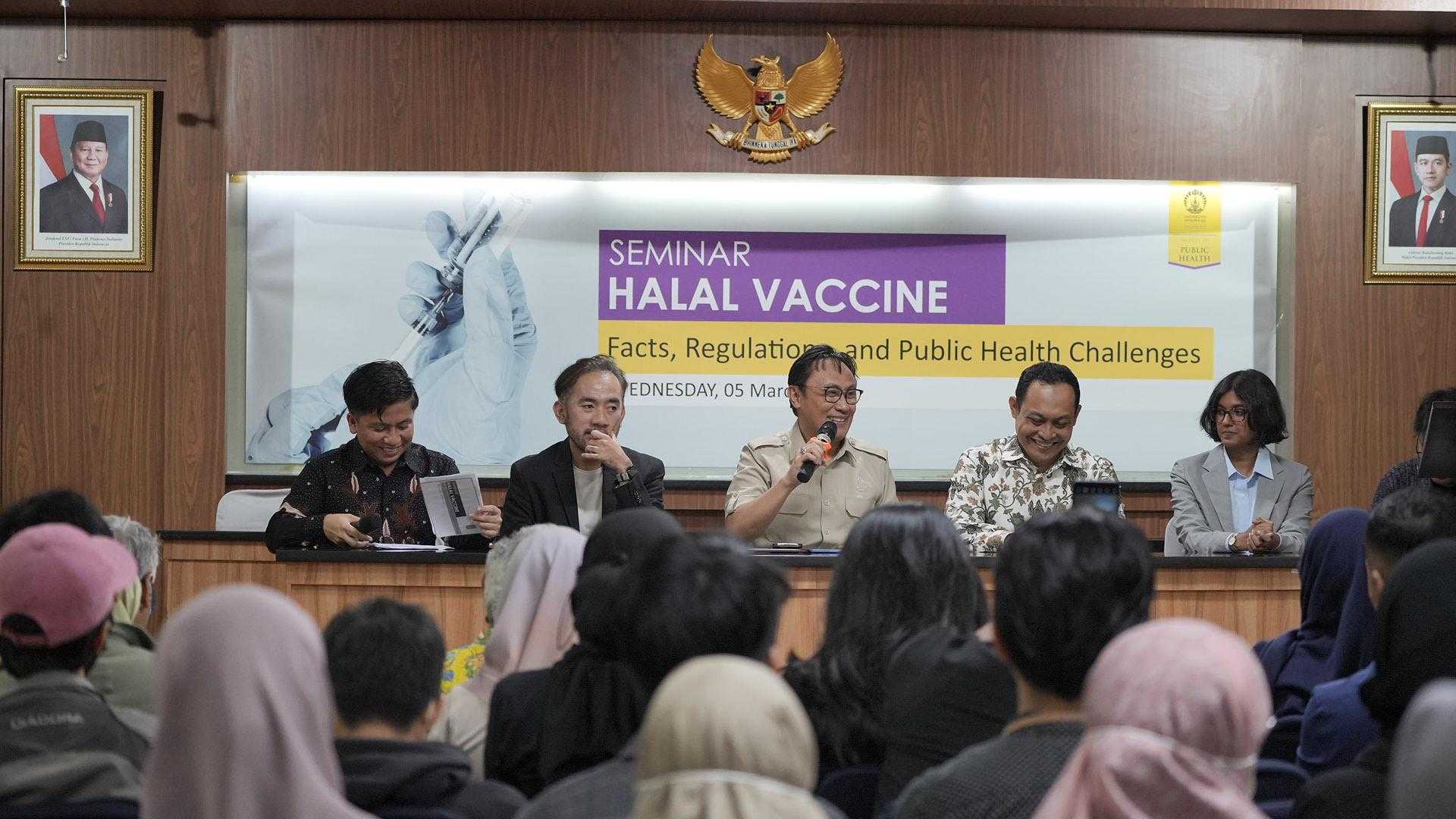 UI-Universitas Edinburgh Gelar Seminar tentang Vaksin, Sestama BPJPH Tekankan Urgensi Sertifikasi Halal bagi Produk Kesehatan 