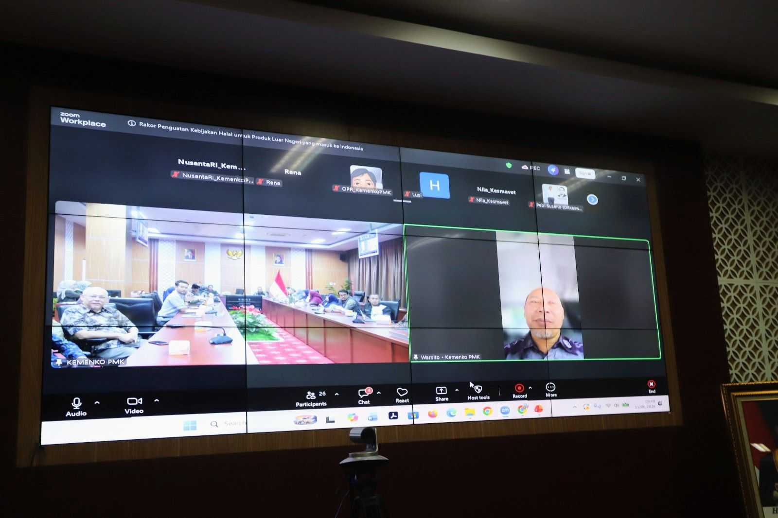 BPJPH dan K/L Terkait Rakor Perkuat Kebijakan Produk Impor Jelang Implementasi Wajib Halal Oktober 2026 