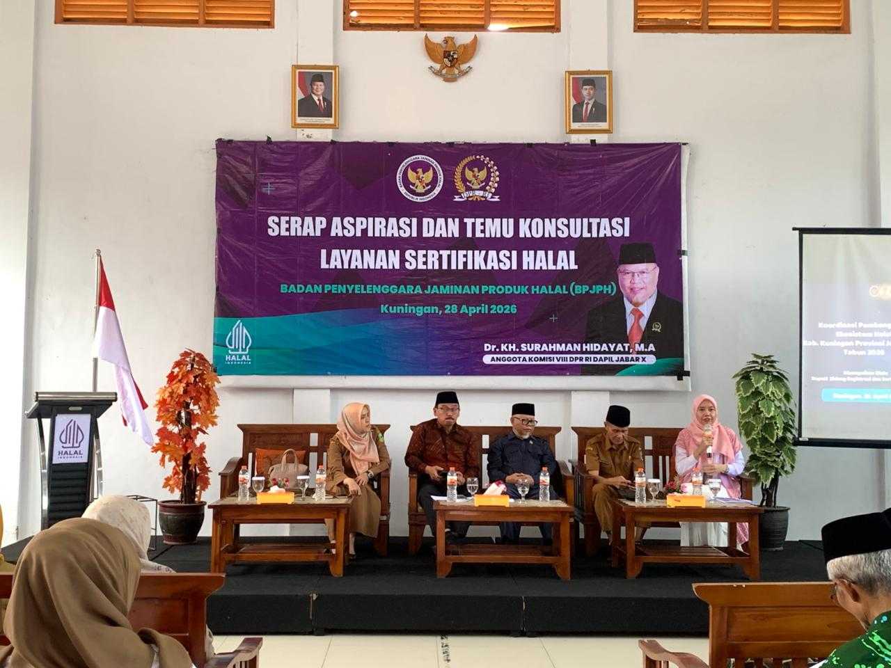 BPJPH Gelar Serap Aspirasi di Kuningan, Perkuat Dukungan Sertifikasi Halal UMK Jelang Wajib Halal
