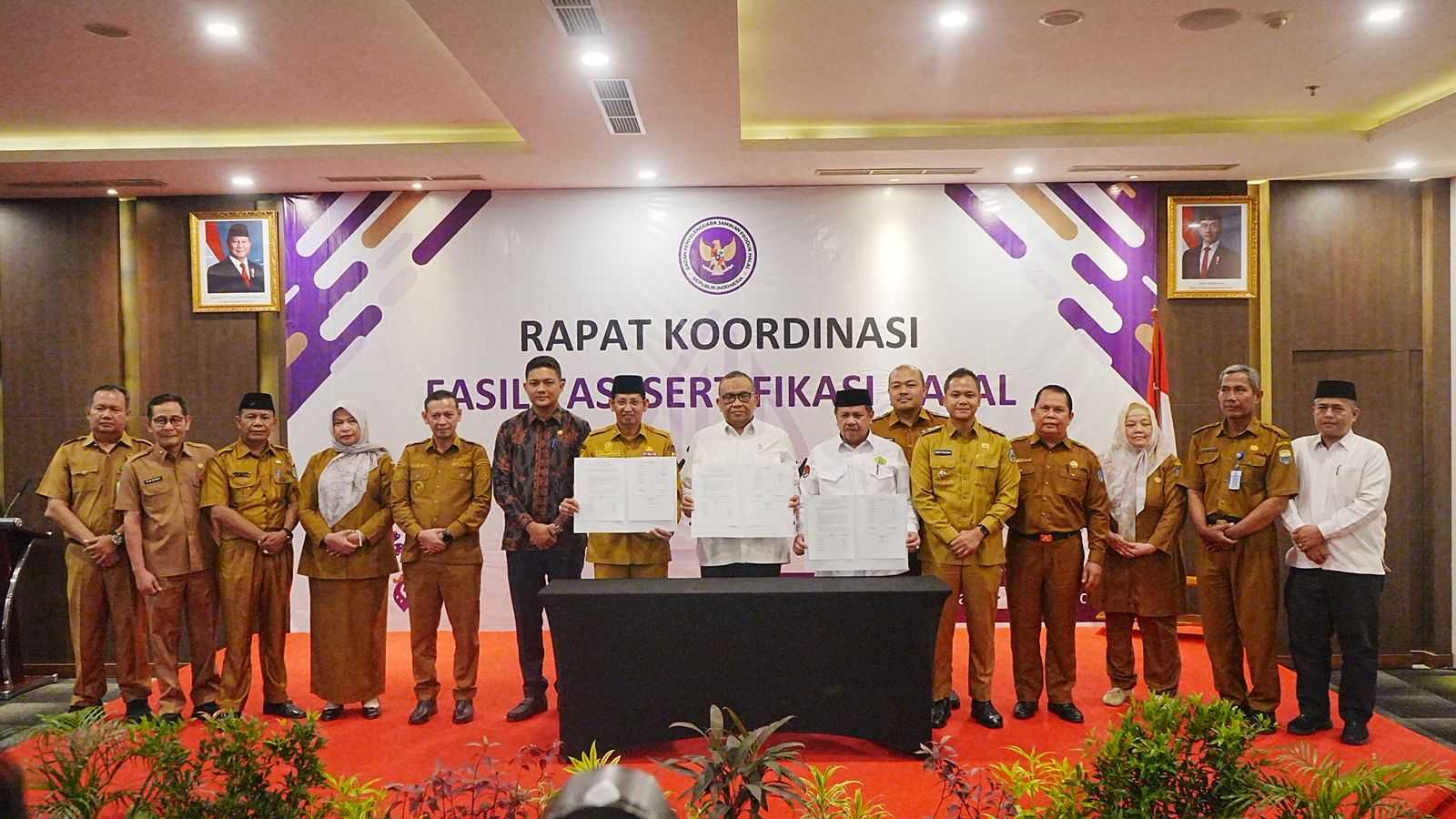 Mudahkan UMK Bersertifikat Halal, BPJPH-Pemprov Jambi Gelar Rakor Fasilitasi Sertifikasi Halal