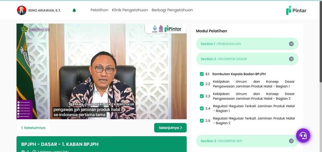 Tingkatkan Efektivitas, BPJPH Manfaatkan MOOC untuk Pelatihan Calon Pengawas Jaminan Produk Halal secara Nasional